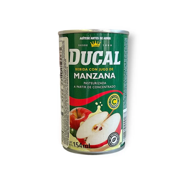 Ducal Bebida con Jugo de Manzana - Lata de 154 ml