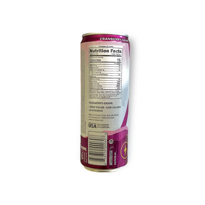 XS Energy Drink Cranberry-Grape - Lata de 355 ml
