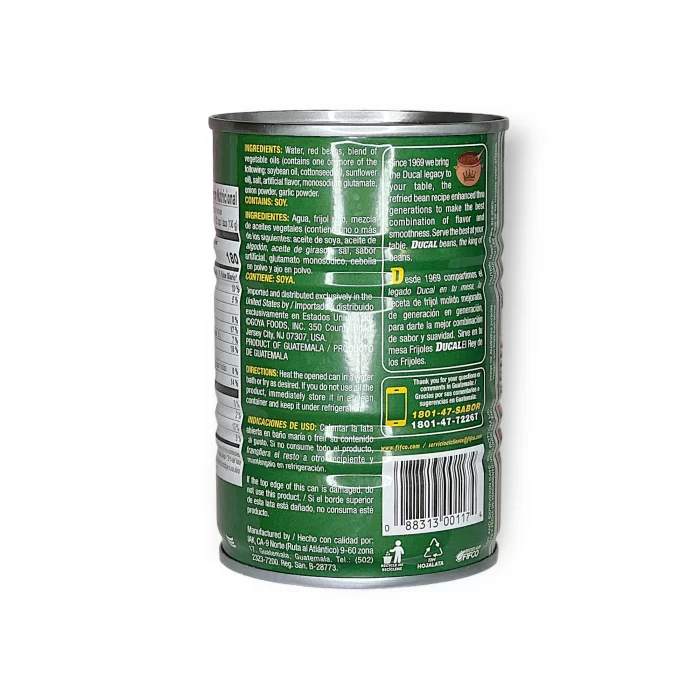 Frijoles refritos rojos Ducal - 15 oz (426 g)